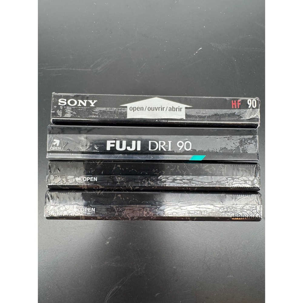 Sony HF 90 Fuji DR-I 90 RCA Hi-Fi Stereo Audio Cassette Tapes Sealed Lot of 4NOS - Picture 3 of 6